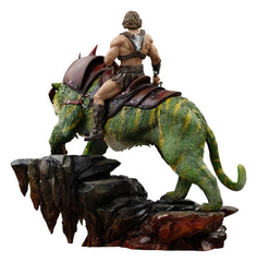 Masters of the Universe Art Scale Statue 1/10 He-Man and Battle Cat 33 cmMasters of the Universe statuette 1/10 Art Scale He-Man and Battle Cat 33 cmMasters of the Universe Estatua 1/10 Art Scale He-Man and Battle Cat 33 cm 0042882336976