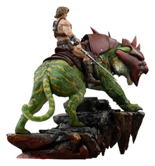 Masters of the Universe Art Scale Statue 1/10 He-Man and Battle Cat 33 cmMasters of the Universe statuette 1/10 Art Scale He-Man and Battle Cat 33 cmMasters of the Universe Estatua 1/10 Art Scale He-Man and Battle Cat 33 cm 0042882336976