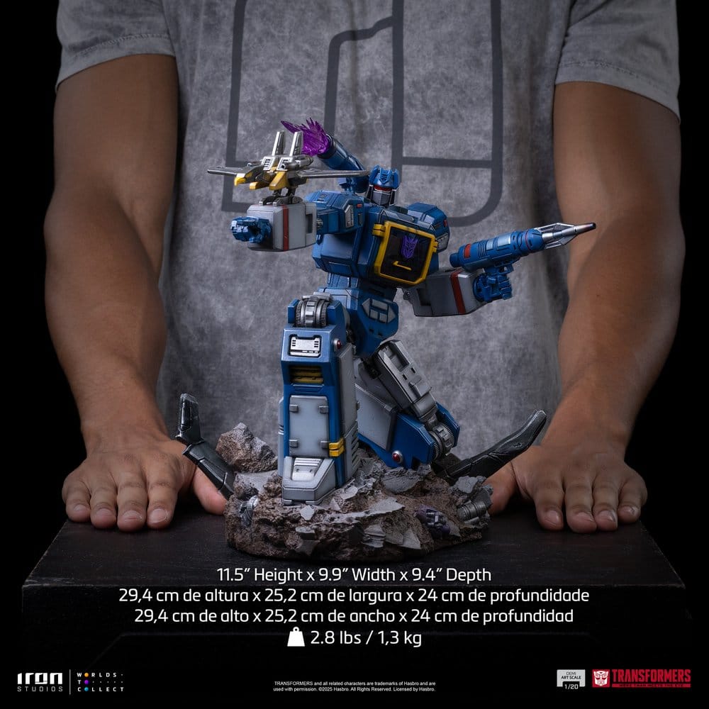 Transformers Demi Scale Statue 1/20 Soundwave 29 cm 042882337072