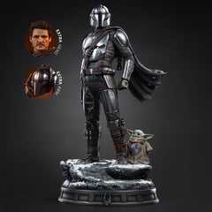 The Mandalorian & Grogu Legacy Replica Statue 1/4 The Mandalorian and Grogu 57 cmThe Mandalorian & Grogu statuette 1/4 Legacy Replica The Mandalorian and Grogu 57 cmThe Mandalorian & Grogu Estatua 1/4 Legacy Replica The Mandalorian and Grogu 57 cm 0042882337287