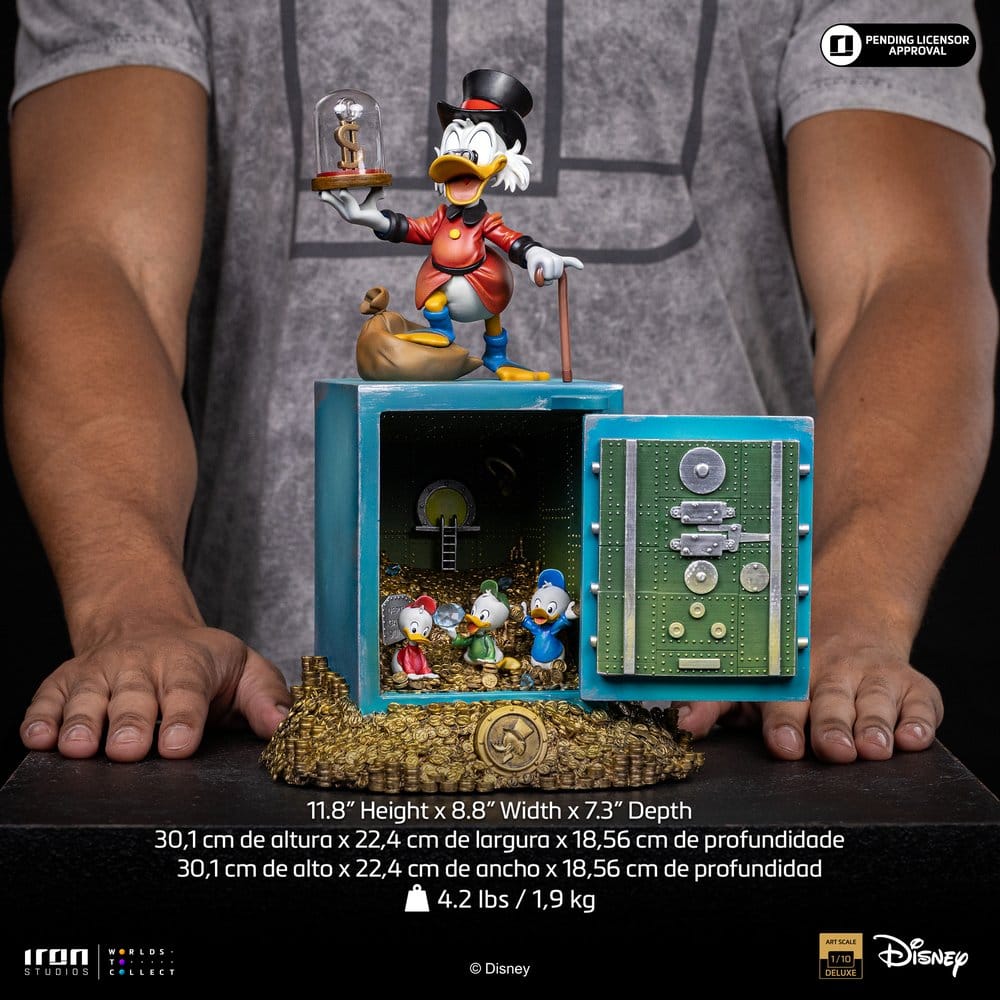 Duck Tales Art Scale Statue 1/10 Uncle Scrooge McDuck and Nephews 30 cm 0042882337409