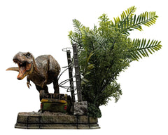 Jurassic Park Icons Statue T-Rex Breakout Set A 17 cm 0042882337652