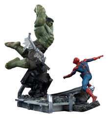 Marvel Comics Art Scale Statue 1/10 Spider-Man vs Hulk 38 cm 0042882338079