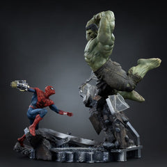 Marvel Comics Art Scale Statue 1/10 Spider-Man vs Hulk 38 cm 0042882338079