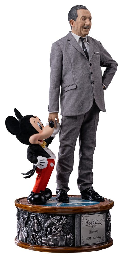 Disney Classics Legacy Replica Statue 1/4 Walt Disney & Mickey Mouse 59 cm 0428823384991