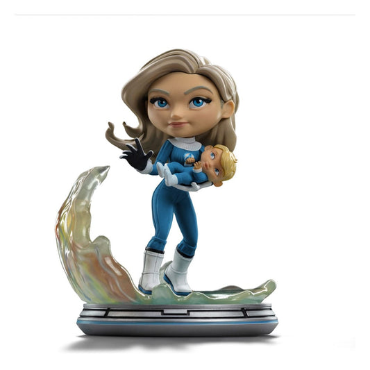 Fantastic Four Mini Co. PVC Figure Invisible Woman and Franklin 15 cm 0618231957712