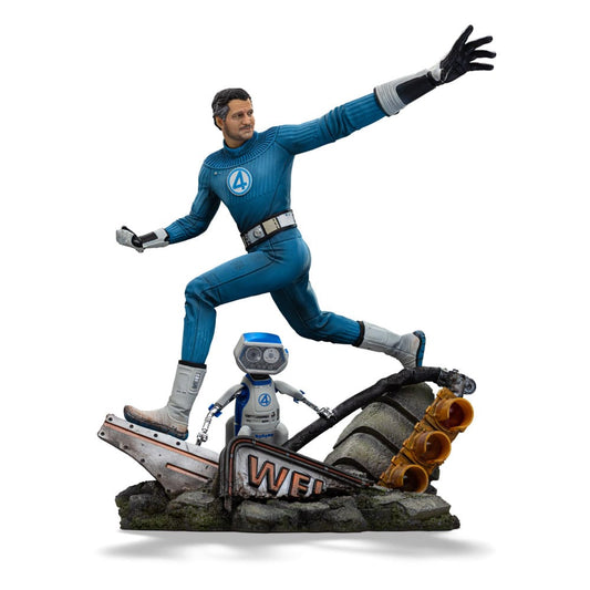 Fantastic Four Art Scale Statue 1/10 Mr. Fantastic and H.E.R.B.I.E 26 cm 0618231957767