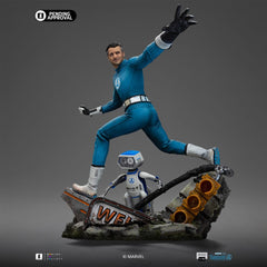 Fantastic Four Art Scale Statue 1/10 Mr. Fantastic and H.E.R.B.I.E 26 cm 0618231957767