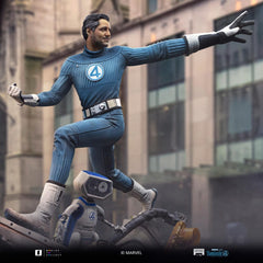 Fantastic Four Art Scale Statue 1/10 Mr. Fantastic and H.E.R.B.I.E 26 cm 0618231957767