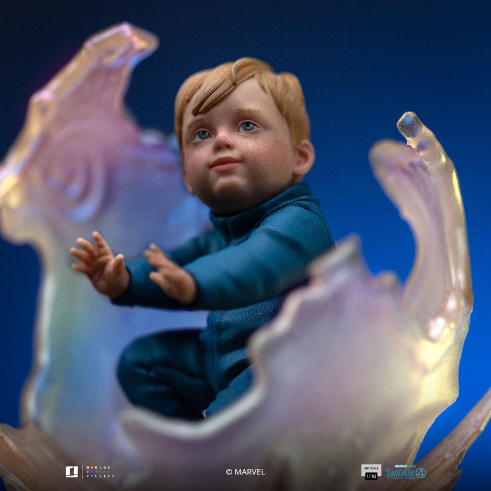 Fantastic Four Art Scale Statue 1/10 Invisible Woman and Franklin 28 cm               0618231957774
