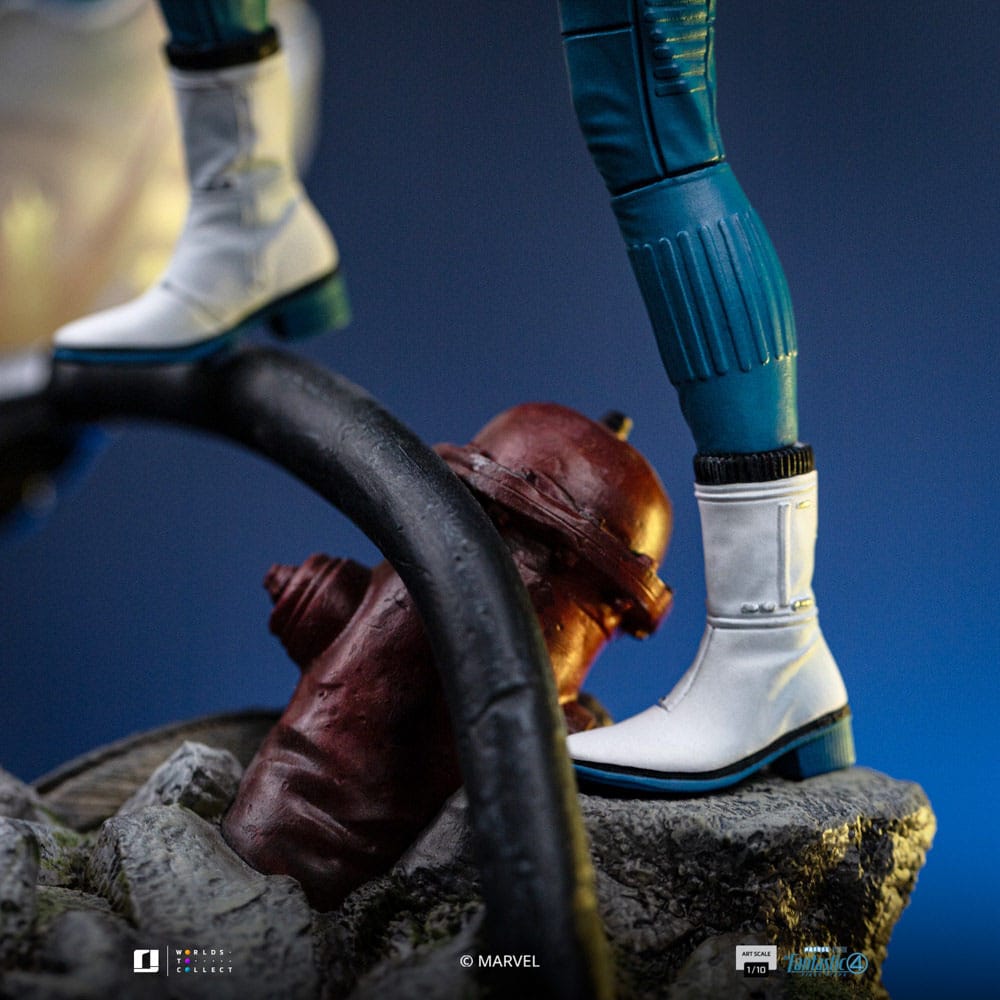 Fantastic Four Art Scale Statue 1/10 Invisible Woman and Franklin 28 cm 0618231957774