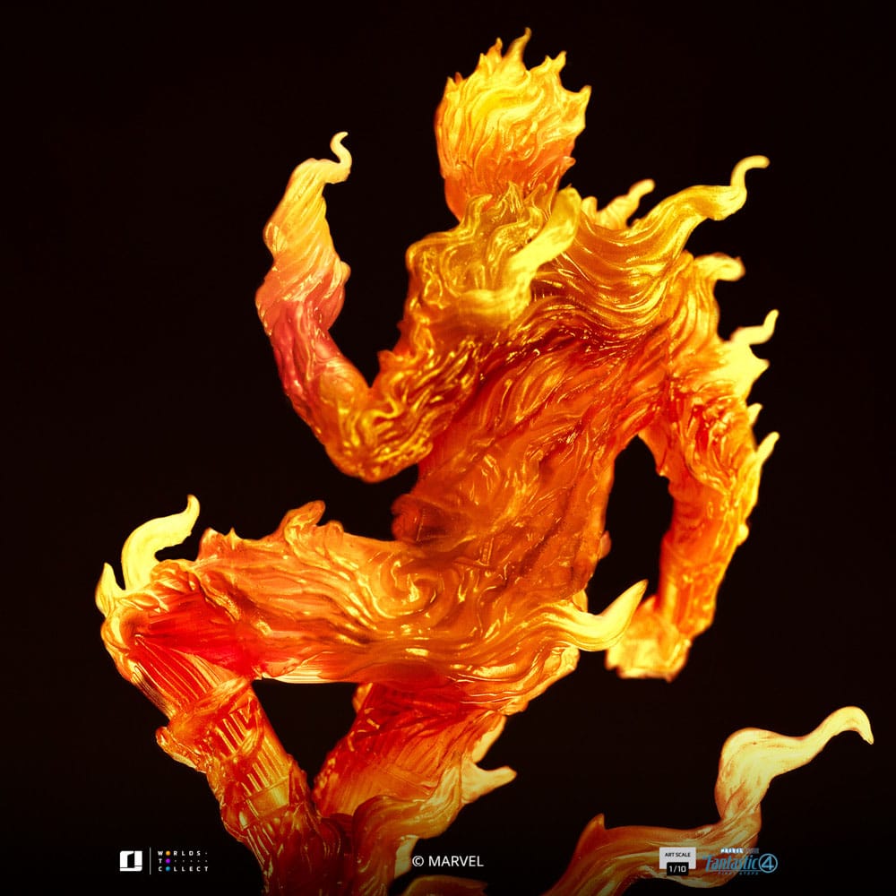 Fantastic Four Art Scale Statue 1/10 Human Torch 30 cm 0618231957804