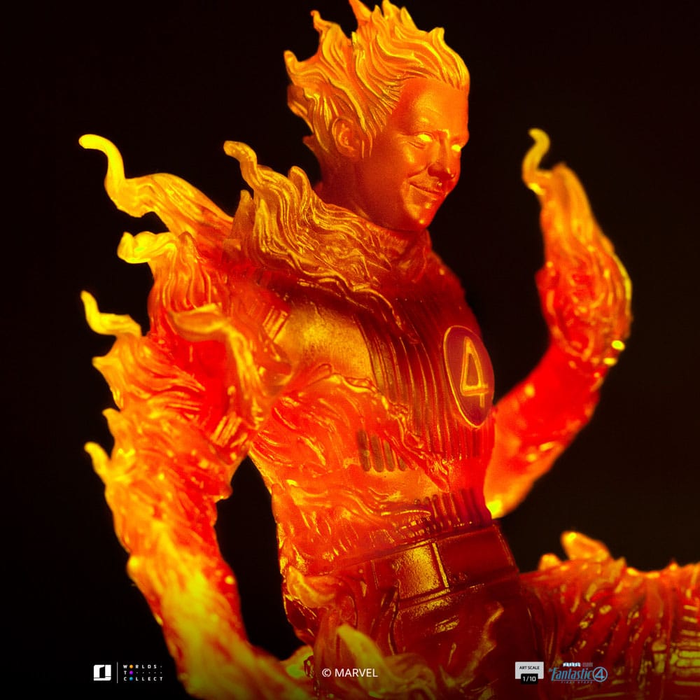 Fantastic Four Art Scale Statue 1/10 Human Torch 30 cm 0618231957804