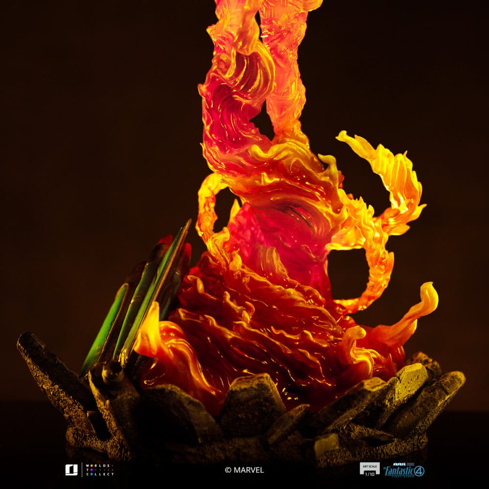 Fantastic Four Art Scale Statue 1/10 Human Torch 30 cm 0618231957804