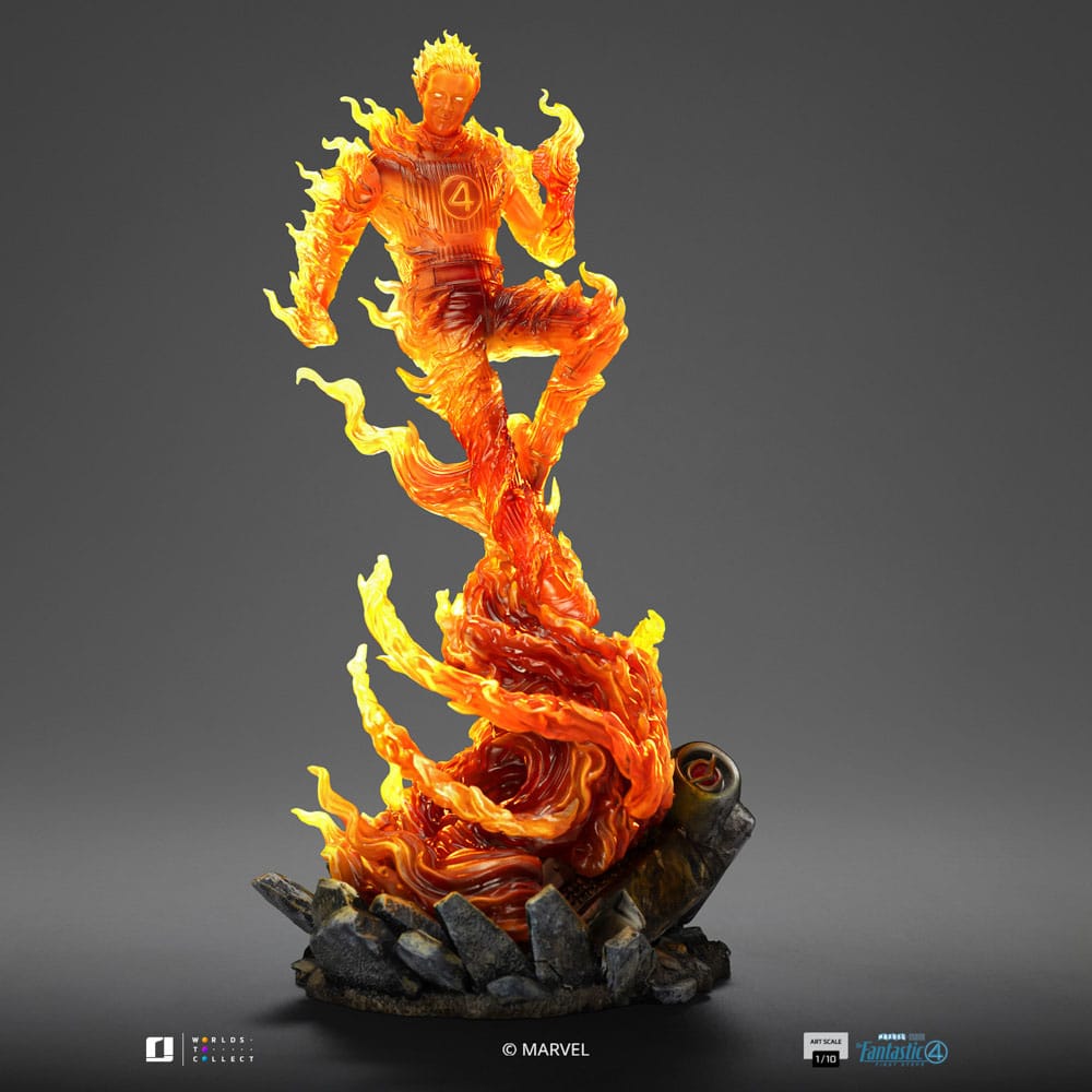 Fantastic Four Art Scale Statue 1/10 Human Torch 30 cm 0618231957804