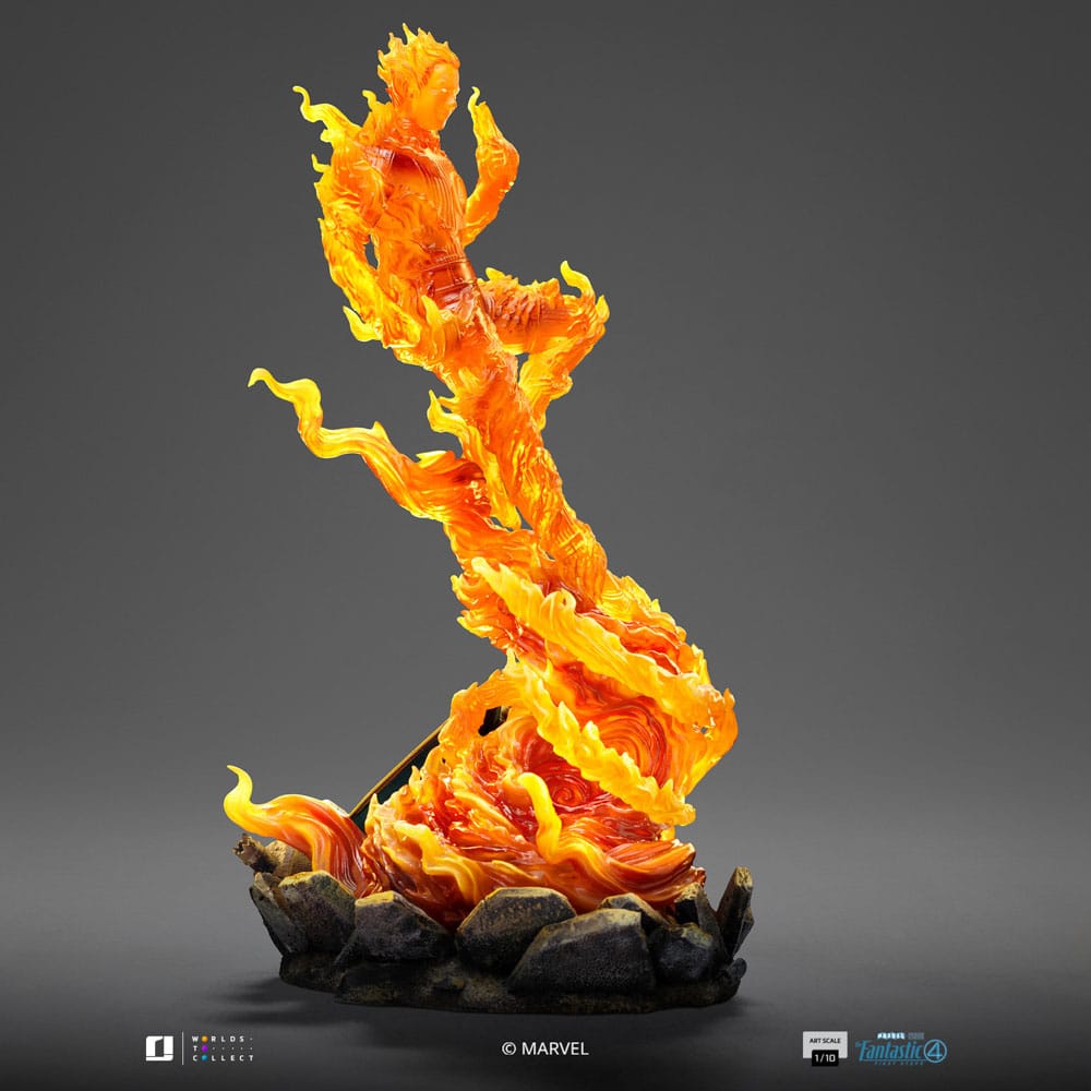 Fantastic Four Art Scale Statue 1/10 Human Torch 30 cm 0618231957804