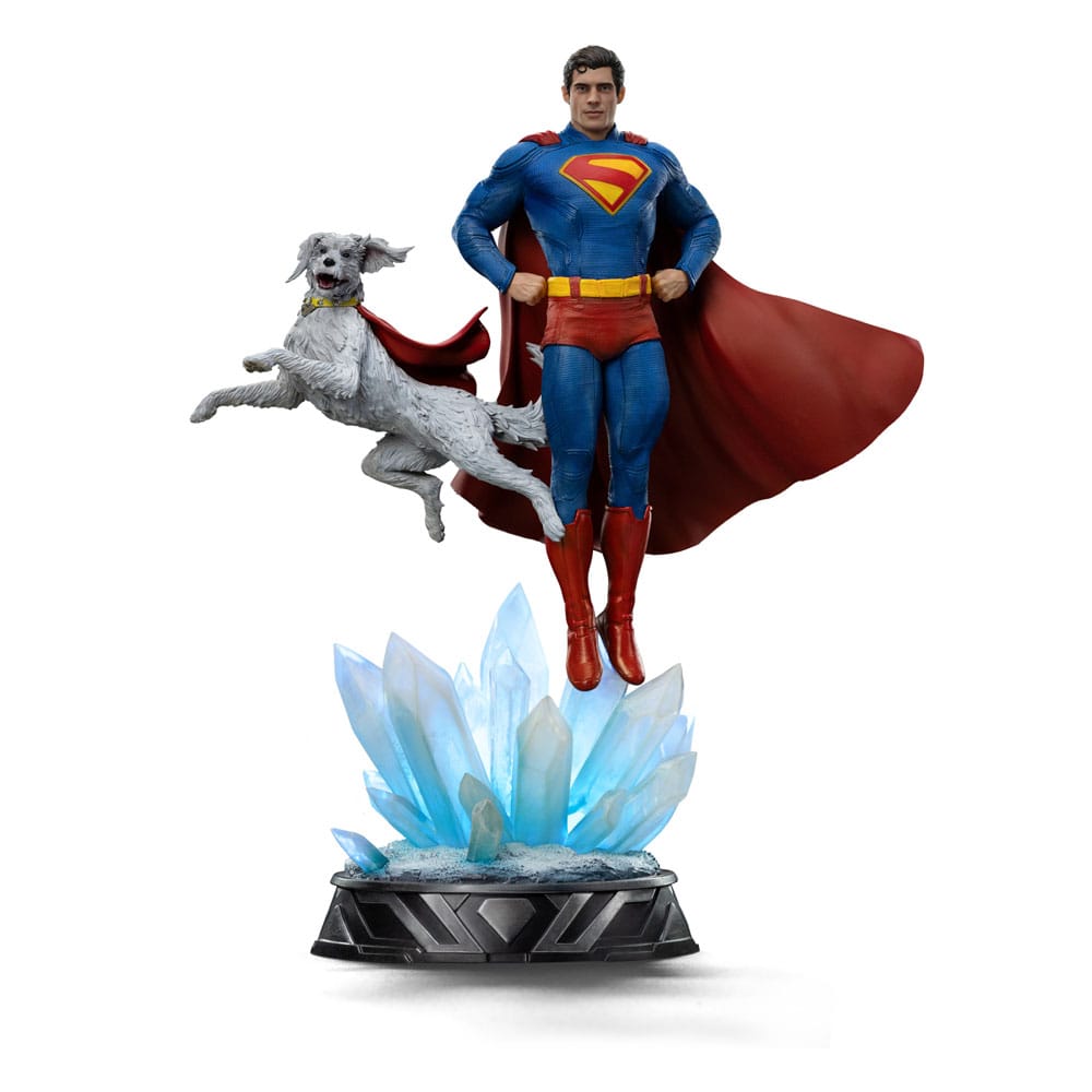 Superman Legacy Art Scale Statue 1/10 Superman & Krypto 32 cm 0618231957828