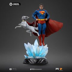 Superman Legacy Art Scale Statue 1/10 Superman & Krypto 32 cm               0618231957828