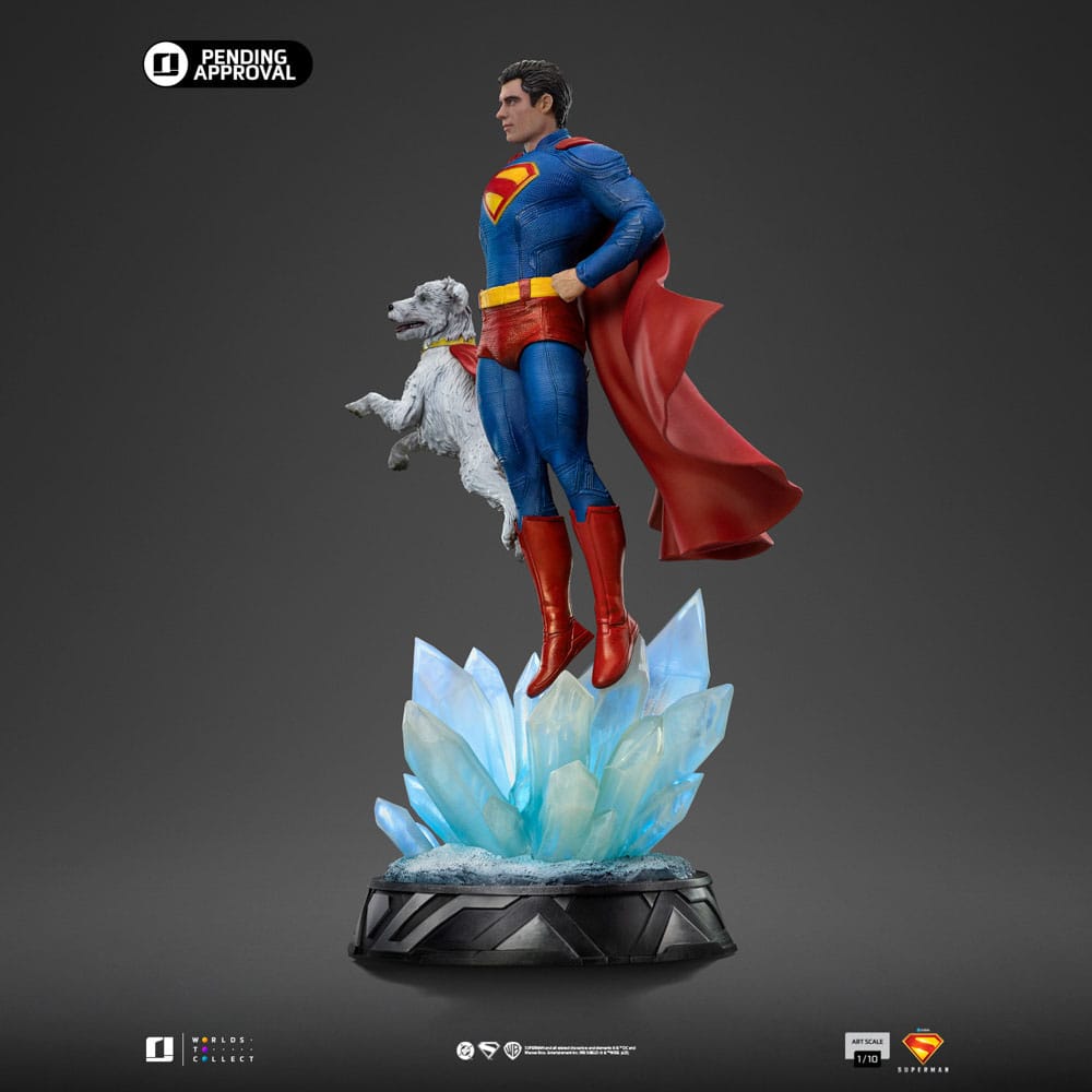 Superman Legacy Art Scale Statue 1/10 Superman & Krypto 32 cm 0618231957828