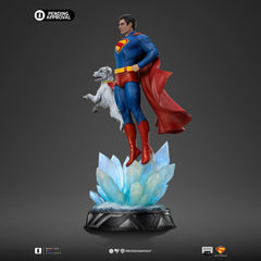 Superman Legacy Art Scale Statue 1/10 Superman & Krypto 32 cm 0618231957828