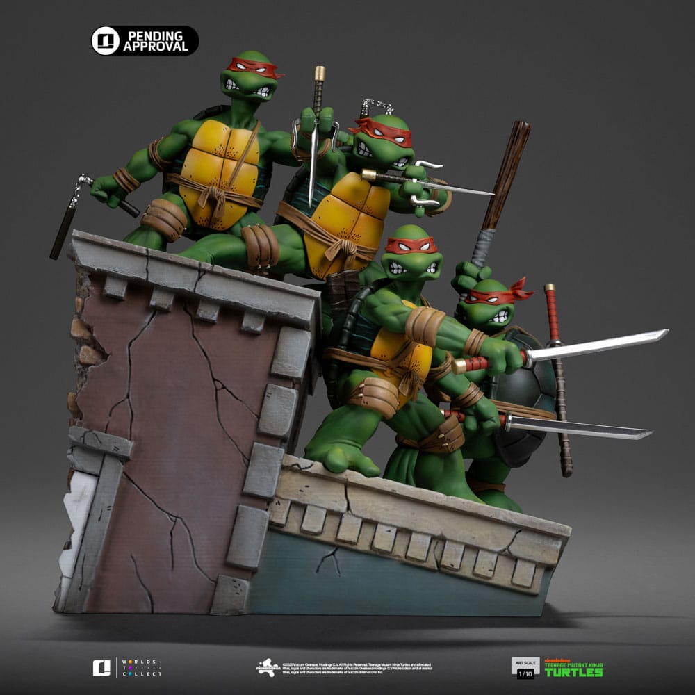 Teenage Mutant Ninja Turtles Art Scale Statue 1/10 Teenage Mutant Ninja Turtles Kevin Eastman Version 24 cm 0618231959501