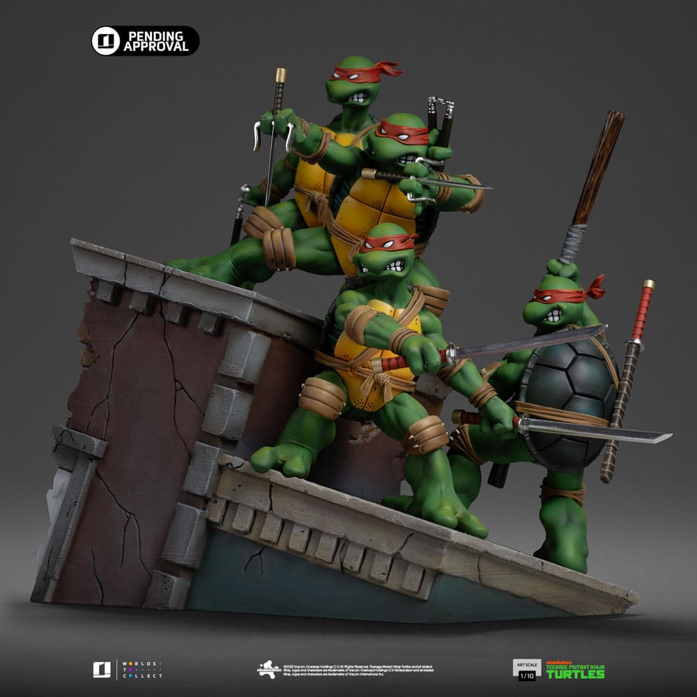 Teenage Mutant Ninja Turtles Art Scale Statue 1/10 Teenage Mutant Ninja Turtles Kevin Eastman Version 24 cm 0618231959501