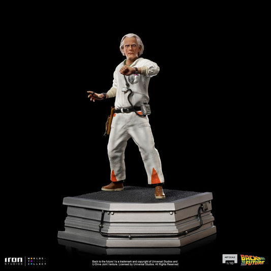 Back to the Future Art Scale Statue 1/10 Doc Brown 22 cm 0618231953325