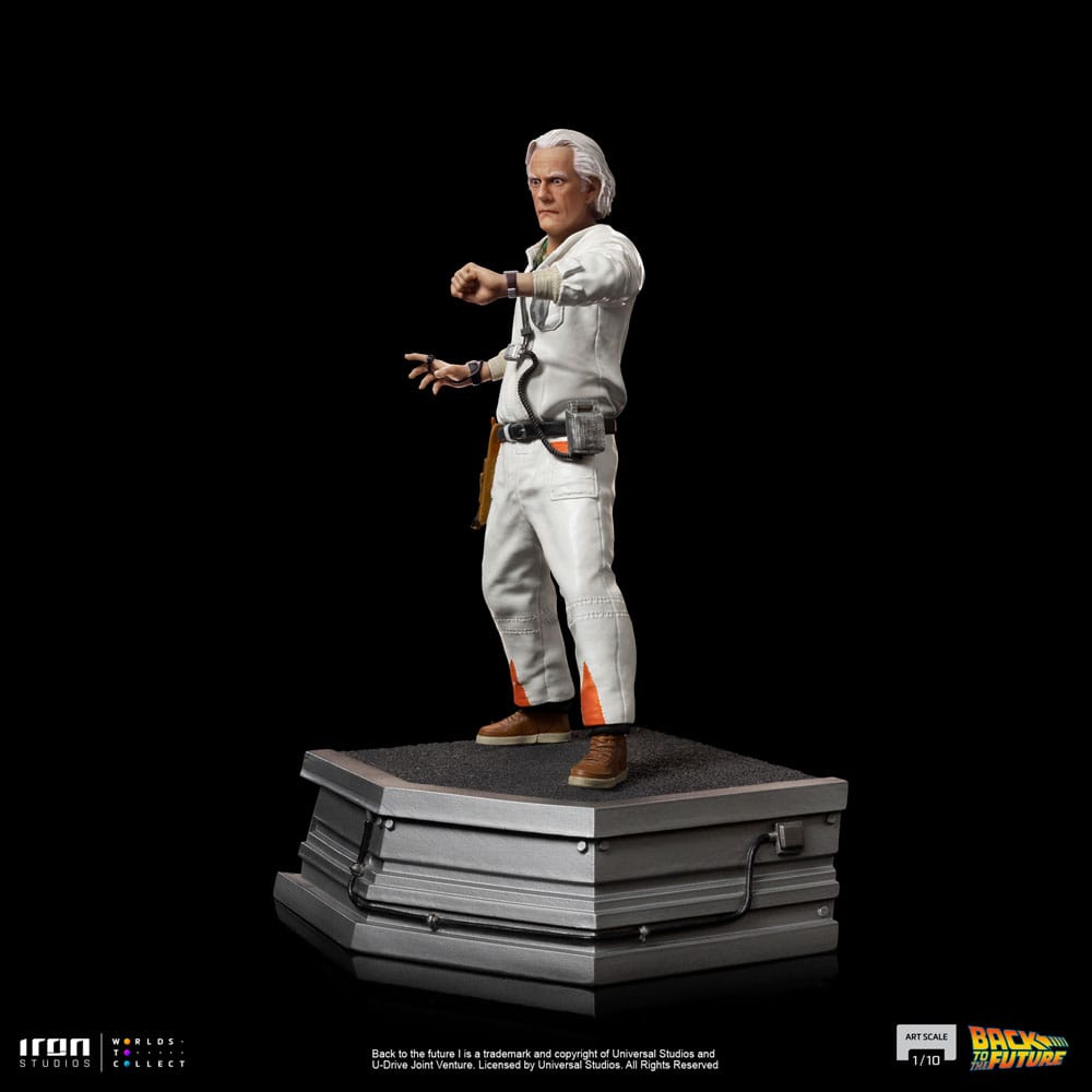 Back to the Future Art Scale Statue 1/10 Doc Brown 22 cm 0618231953325