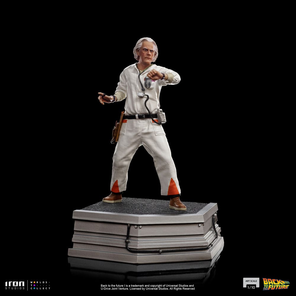 Back to the Future Art Scale Statue 1/10 Doc Brown 22 cm 0618231953325