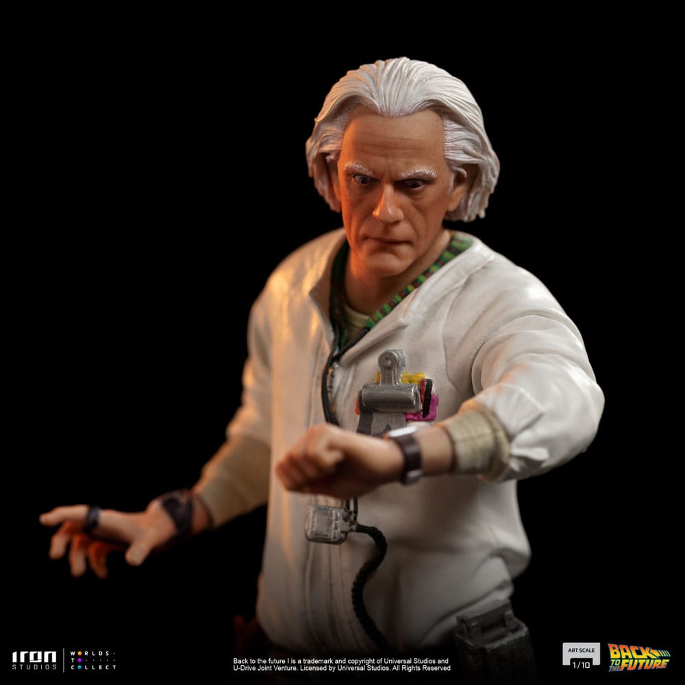 Back to the Future Art Scale Statue 1/10 Doc Brown 22 cm 0618231953325