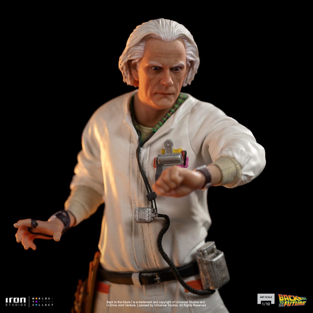 Back to the Future Art Scale Statue 1/10 Doc Brown 22 cm 0618231953325