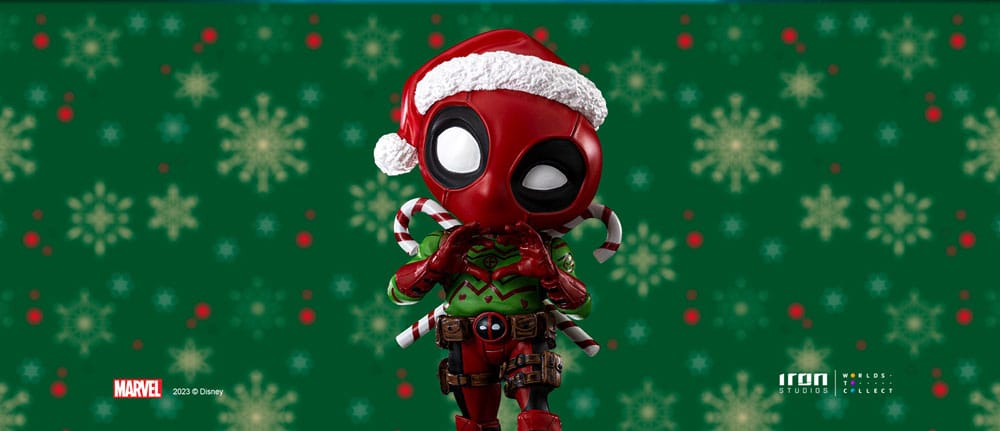 X-Men Mini Co. PVC Figure Deadpool Christmas  0618231954148