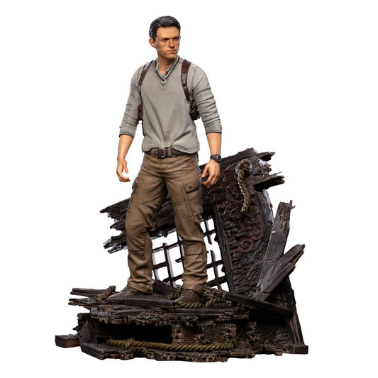 Uncharted Movie Deluxe Art Scale Statue 1/10 Nathan Drake 22 cm 0618231950201