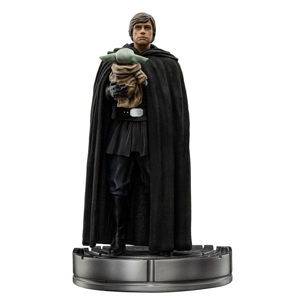 Star Wars The Mandalorian Art Scale Statue 1/10 Luke Skywalker and Grogu 21 cm 0618231950362