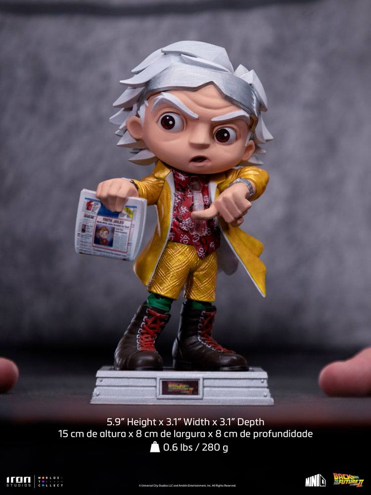 Back to the Future II Mini Co. PVC Figure Doc Brown 15 cm 0618231951185