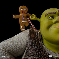 Shrek Deluxe Art Scale Statue 1/10 Shrek, Donkey and The Gingerbread Man 26 cm 0618231951963