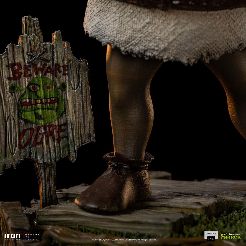 Shrek Deluxe Art Scale Statue 1/10 Shrek, Donkey and The Gingerbread Man 26 cm 0618231951963
