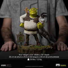 Shrek Deluxe Art Scale Statue 1/10 Shrek, Donkey and The Gingerbread Man 26 cm 0618231951963