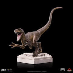 Jurassic World Icons Statue Velociraptor A 9 cm 0618231952014