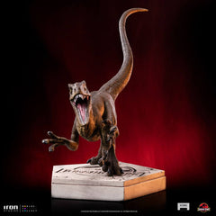 Jurassic World Icons Statue Velociraptor A 9 cm 0618231952014