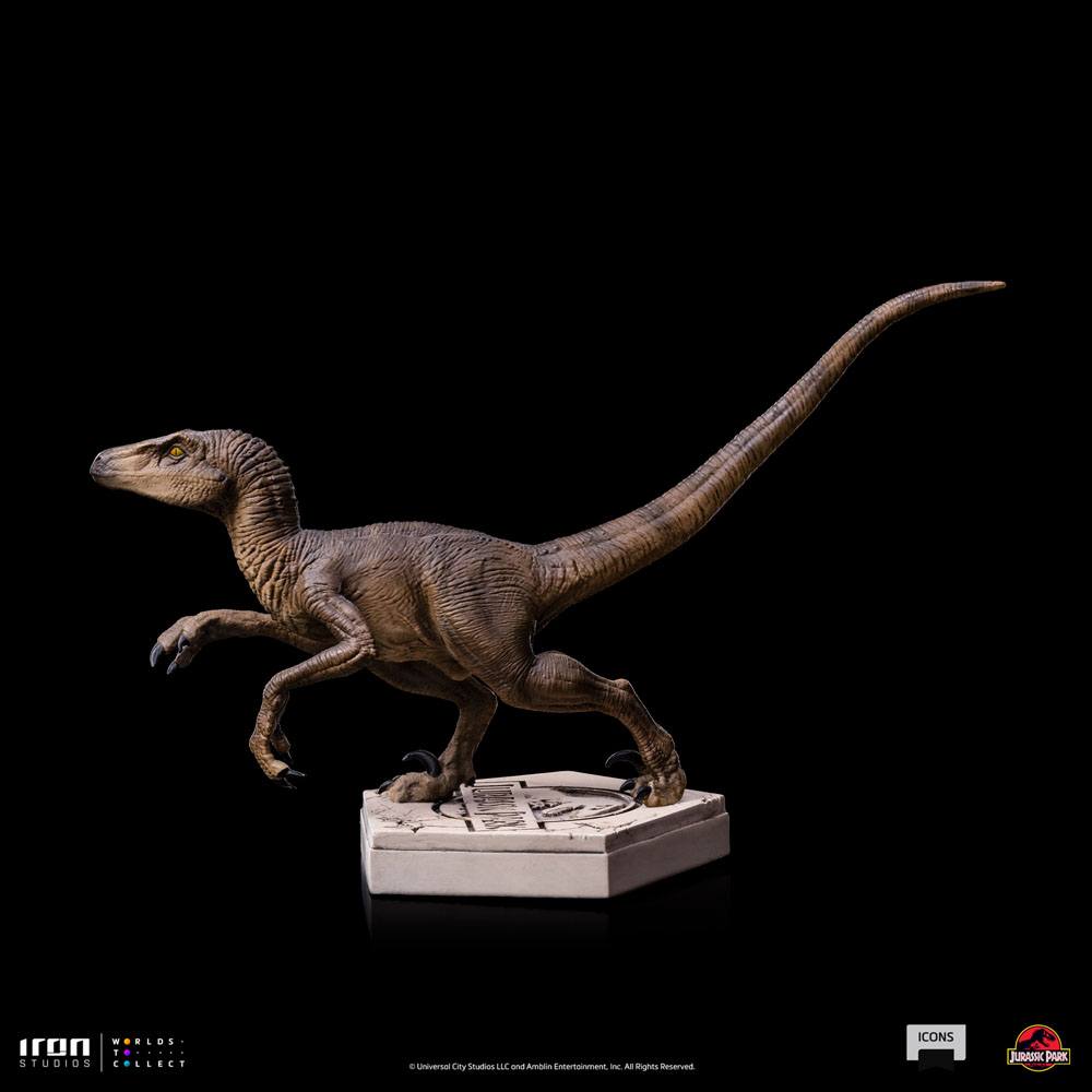 Jurassic World Icons Statue Velociraptor B 9 cm 0618231952021
