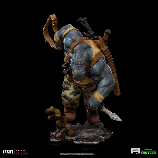 Teenage Mutant Ninja Turtles BDS Art Scale Statue 1/10 Rocksteady 24 cm 0618231953219