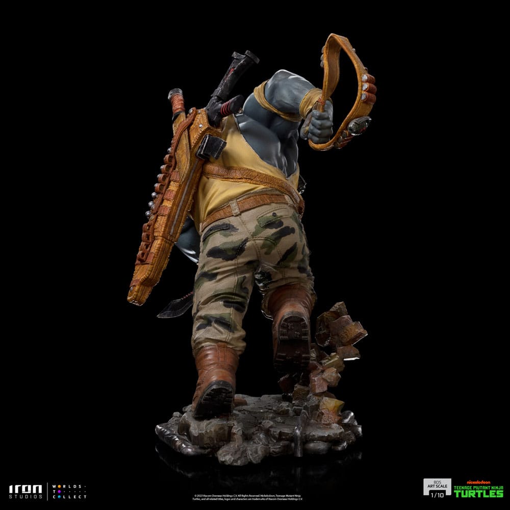Teenage Mutant Ninja Turtles BDS Art Scale Statue 1/10 Rocksteady 24 cm 0618231953219