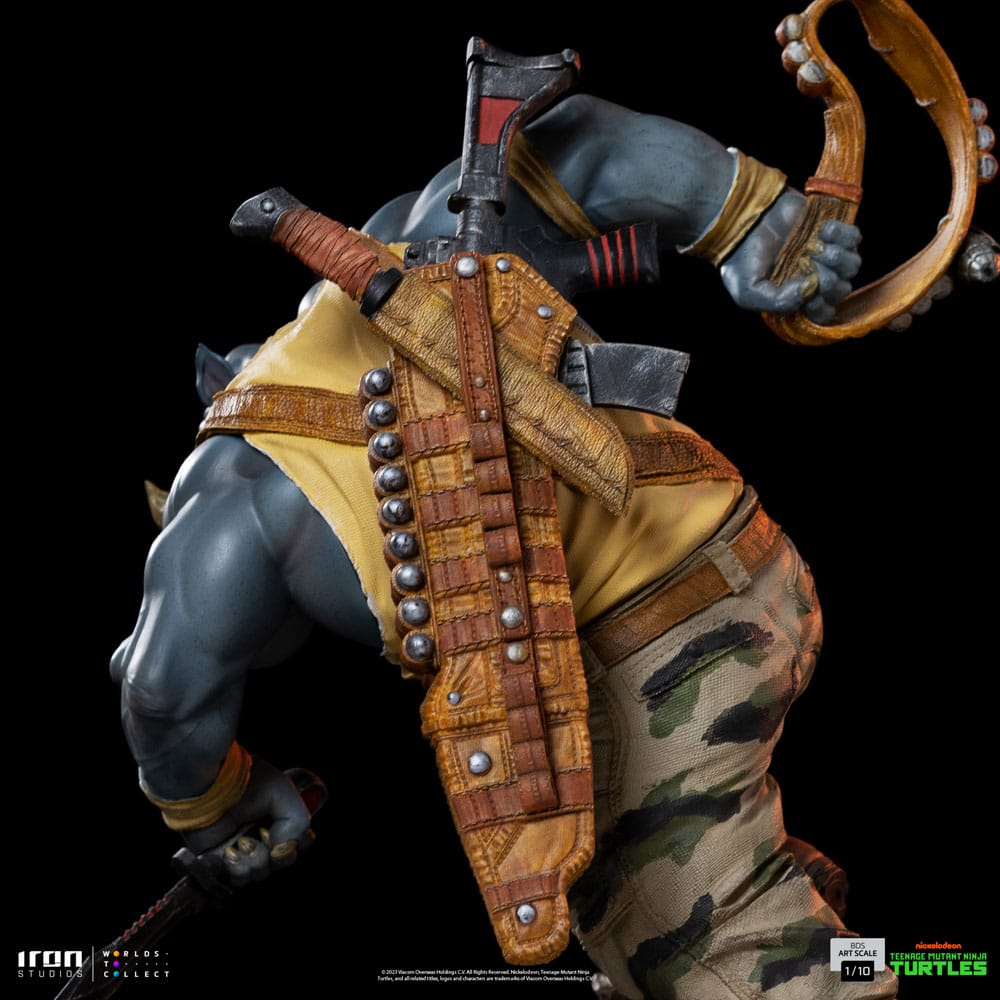 Teenage Mutant Ninja Turtles BDS Art Scale Statue 1/10 Rocksteady 24 cm 0618231953219