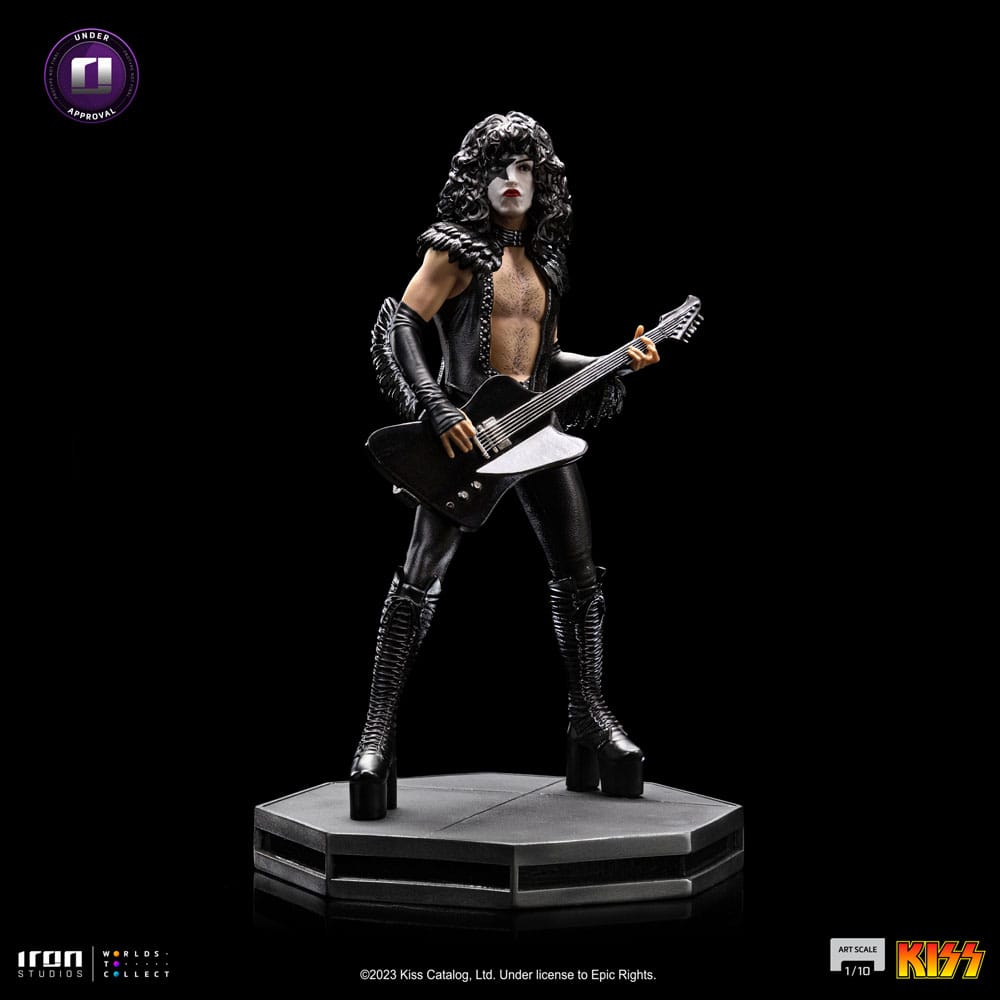 Kiss Art Scale Statue 1/10 Paul Stanley 22 cm 0618231954278