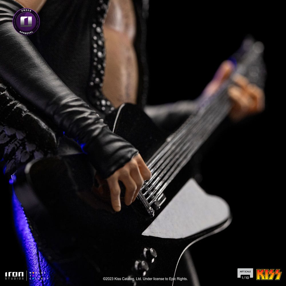 Kiss Art Scale Statue 1/10 Paul Stanley 22 cm 0618231954278