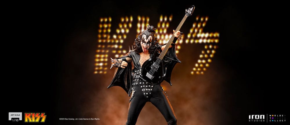 Kiss Art Scale Statue 1/10 Gene Simons Limited Edtition 26 cm 0618231954544