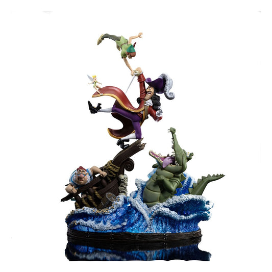 Disney Deluxe Art Scale Statue 1/10 Peter Pan vs. Hook 42 cm 0618231954735