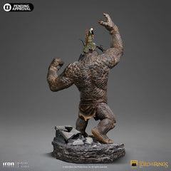 Lord Of The Rings Deluxe Art Scale Statue 1/10 Cave Troll and Legolas 72 cm 0618231954971
