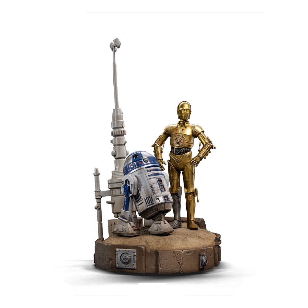 Star Wars Deluxe Art Scale Statue 1/10 C-3PO & R2D2 31 cm 0618231954988